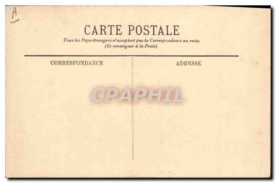 Bateau de guerre "Masséna" — Cuirassé d'Escadre — LL. n°121 — Reverso