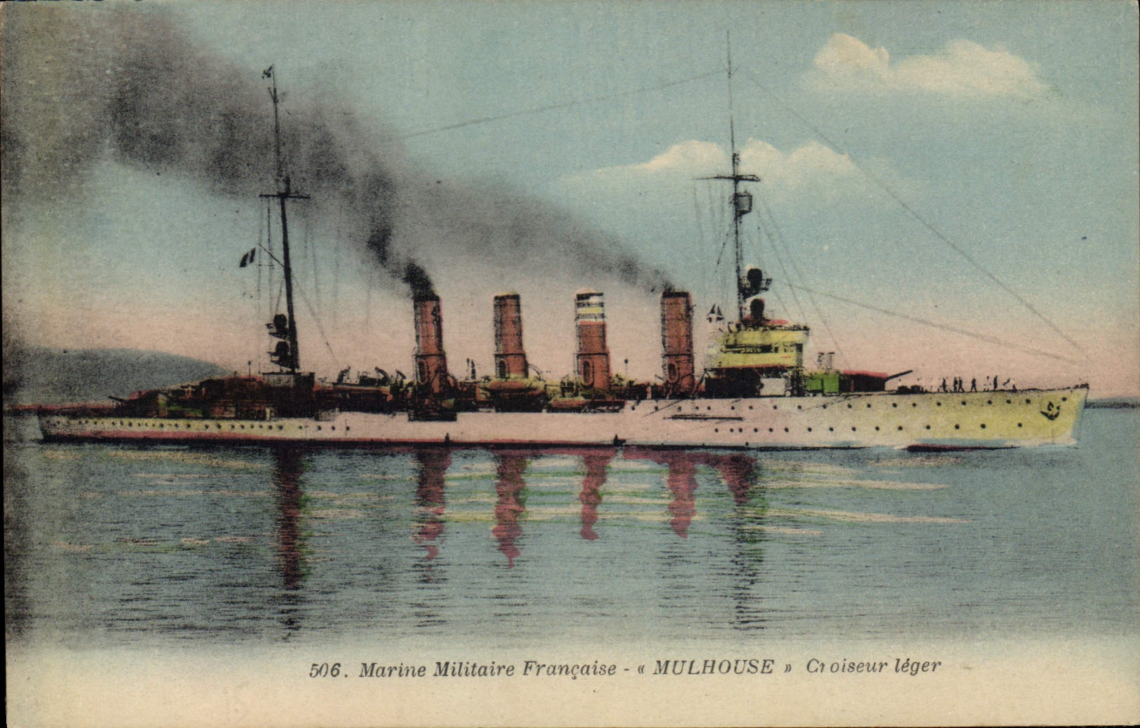 Croiseur léger « Mulhouse » — Marine Militaire Française — n° 506
