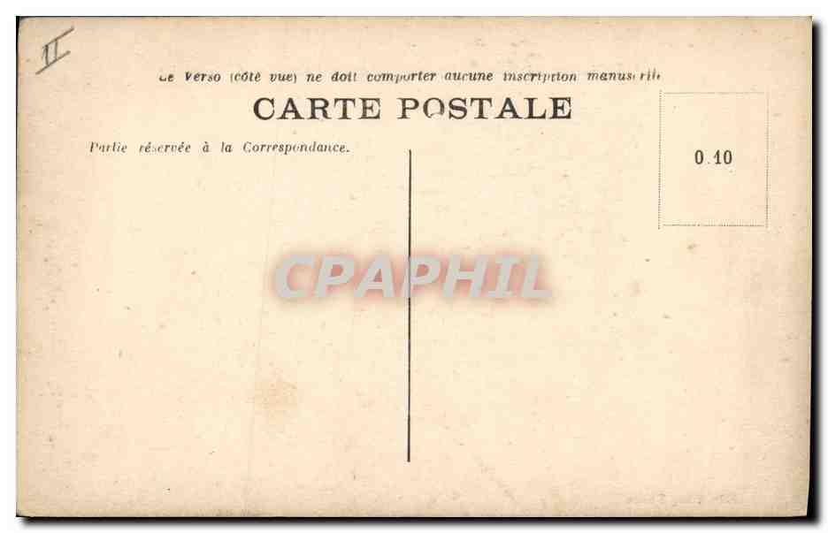 CPA Bateau Contre torpilleur Mangini — Verso