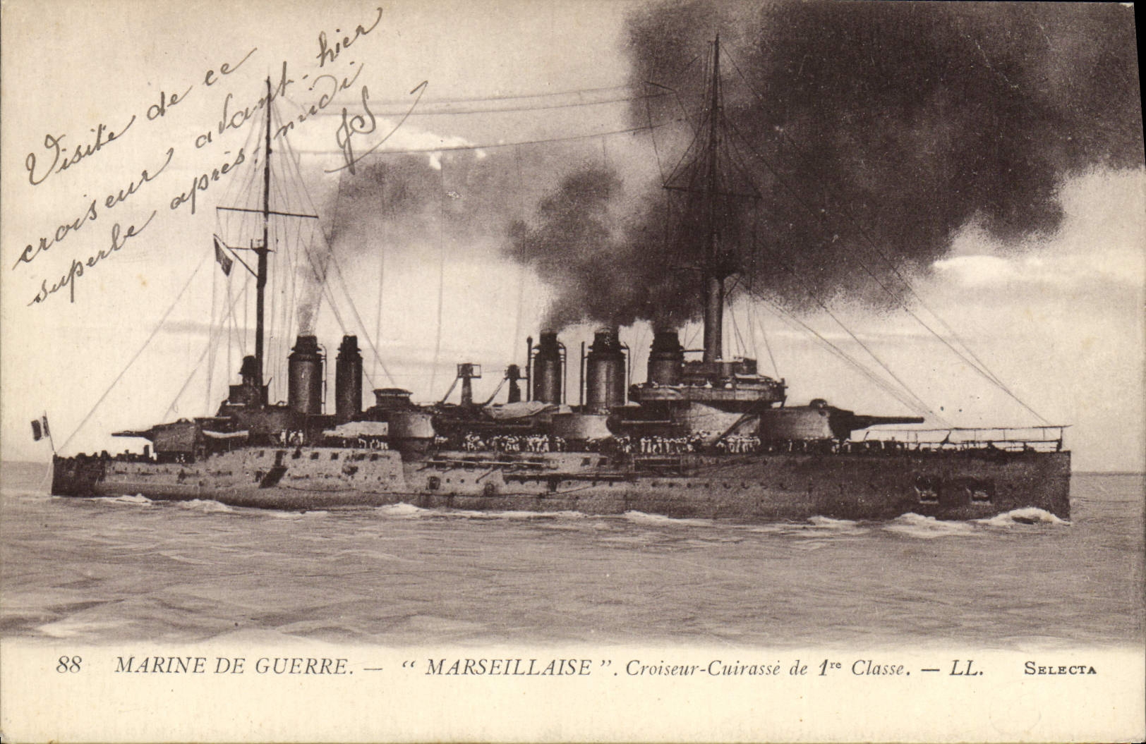 Croiseur-Cuirassé 'Marseillaise' — 1ère Classe — LL. SELECTA