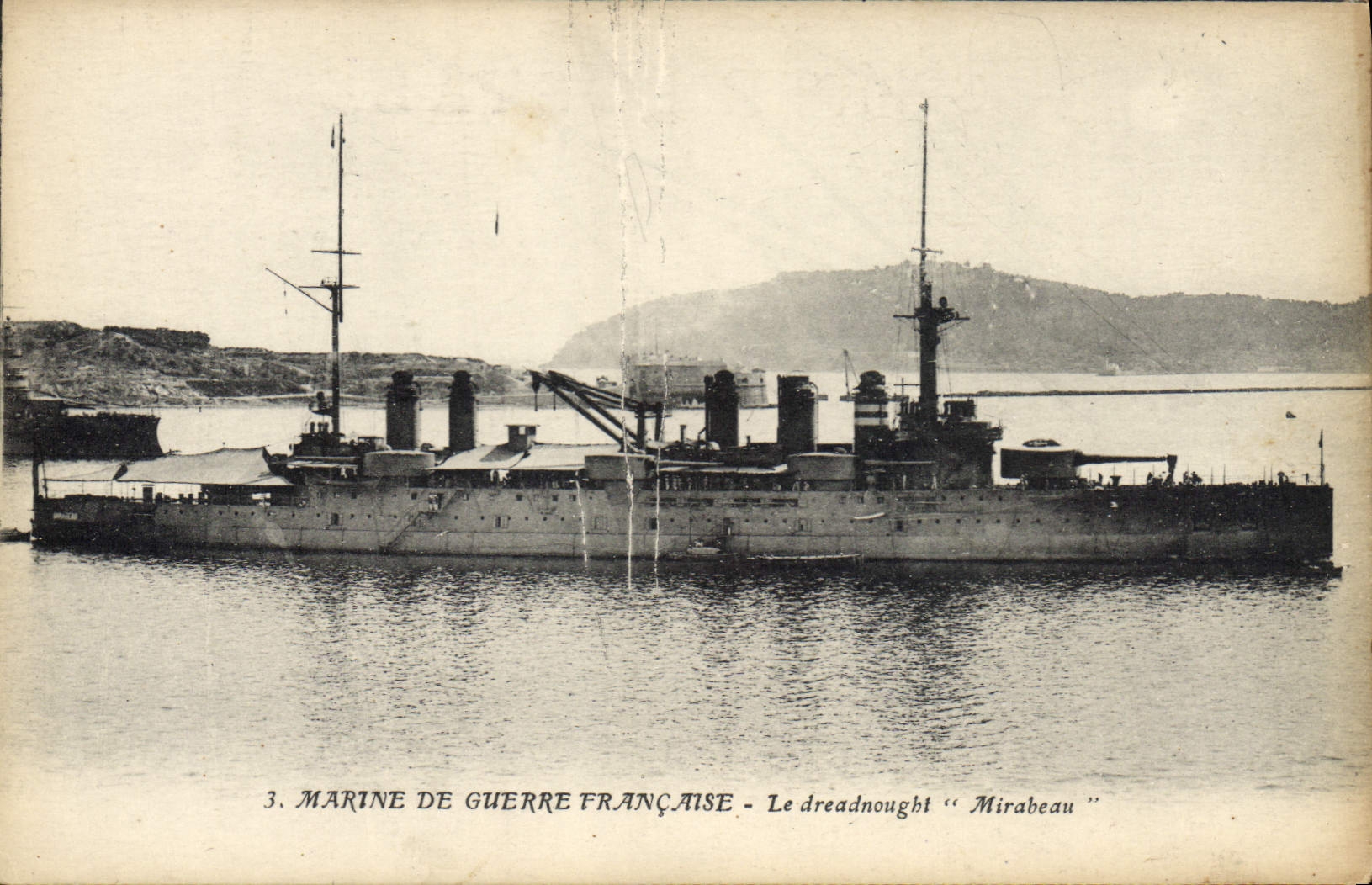 CPA Bateau Le Dreadnought Mirabeau