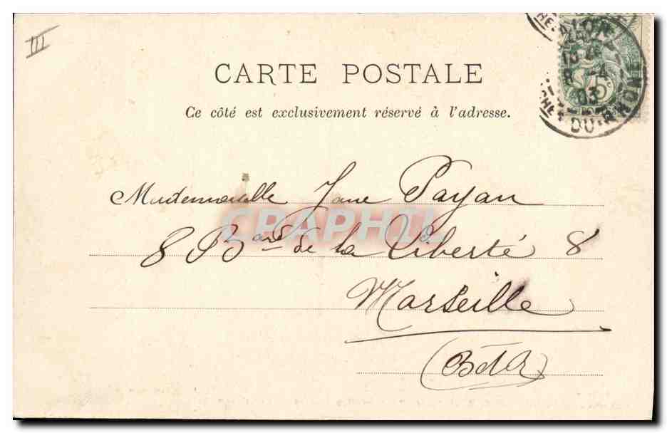 L'Aiglon — Avant de mourir le Duc de Reichstadt (Mme Sarah Bernhardt) se fait faire son acte de baptême — Cliché Paul Bover — Verso