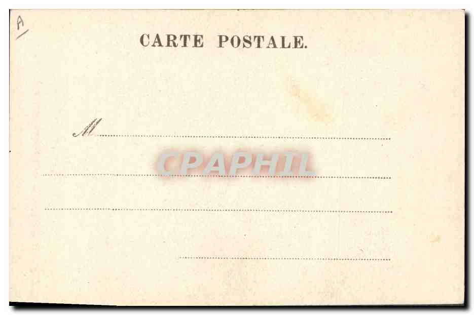 Sarah Bernhardt in Phèdre-kostuum — fototypie — onbekende uitgever — Achterkant