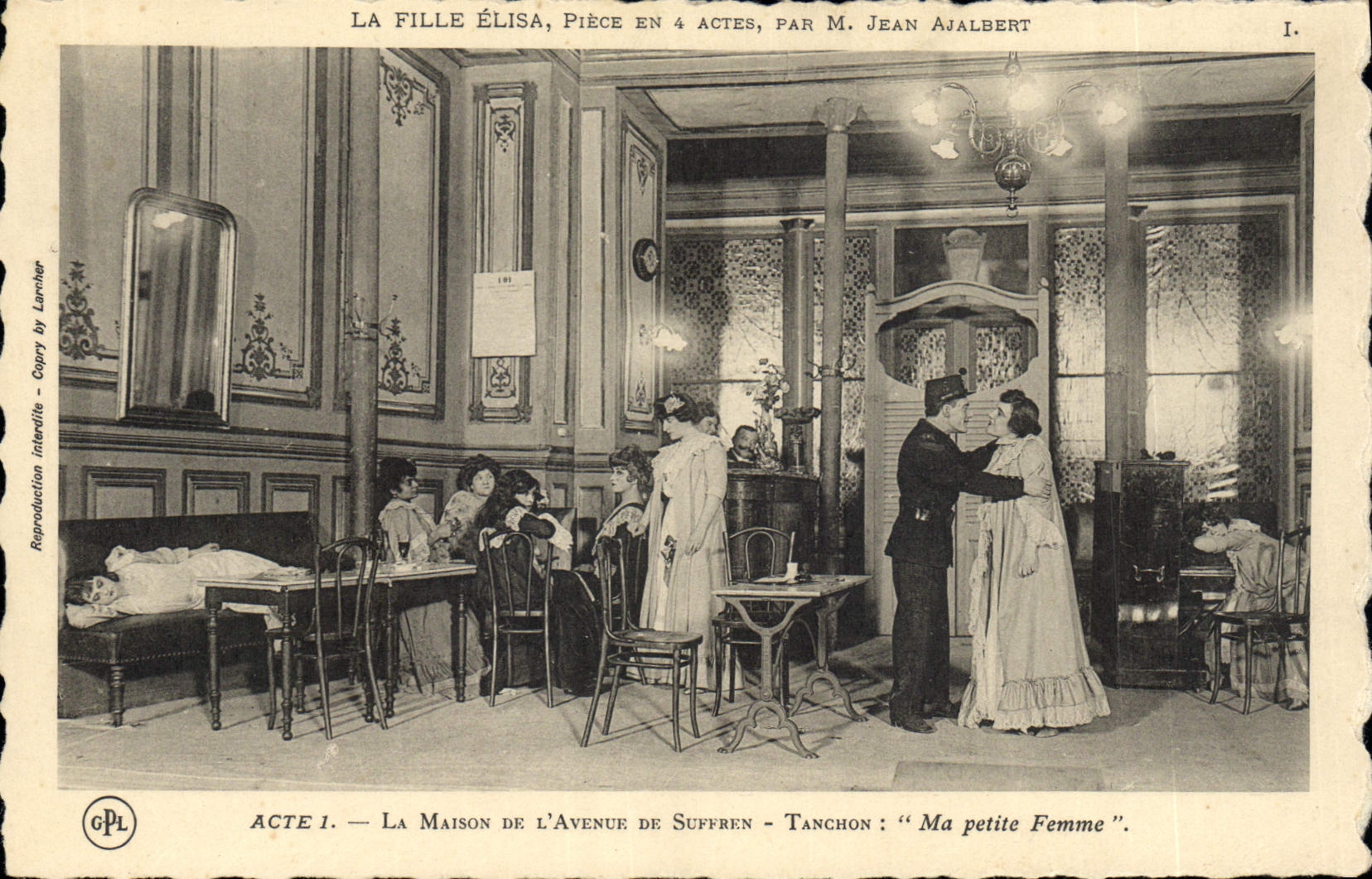 CPA Theatre Antoine La Fille Elisa Jean Ajalbert La maison de l'avenue de Suffren 
