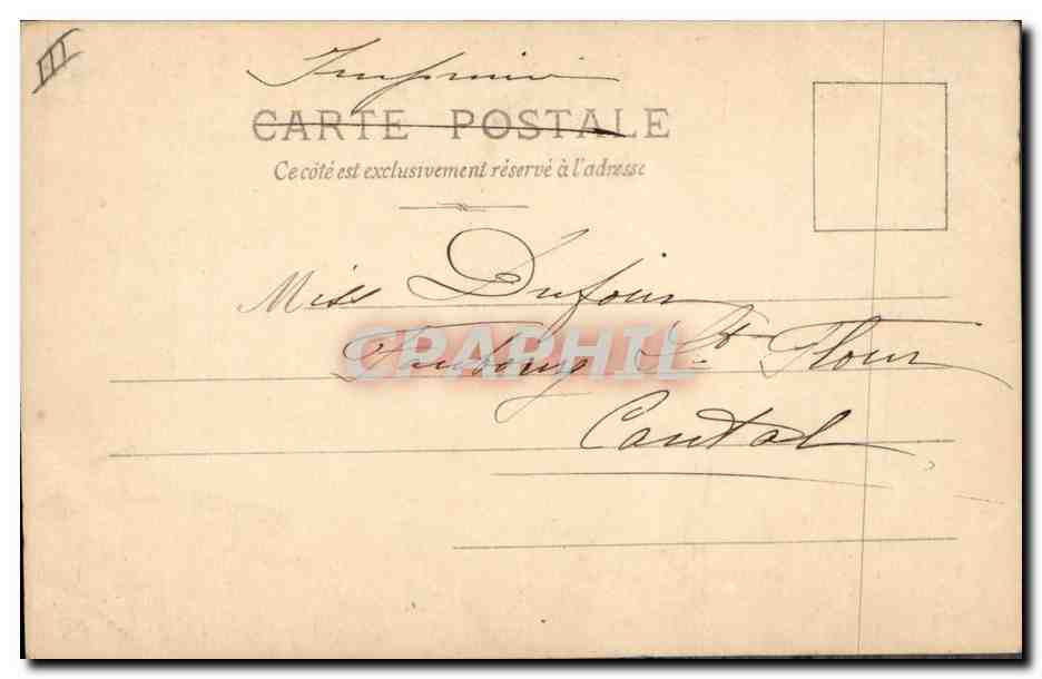 Portrait d'une femme — éditeur Daubray, n° 185/7 — Paris — Achterkant