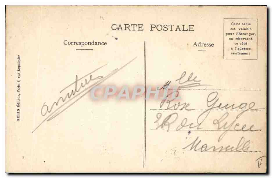 CPA Folklore Boulogne sur Mer Femme Enfant — Verso
