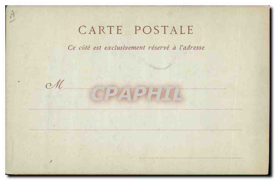 CPA Folklore Pecheur Treportais Peche Marin — Verso
