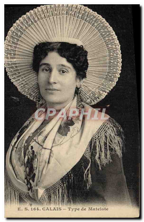 CPA Folklore Calais Type de Matelote