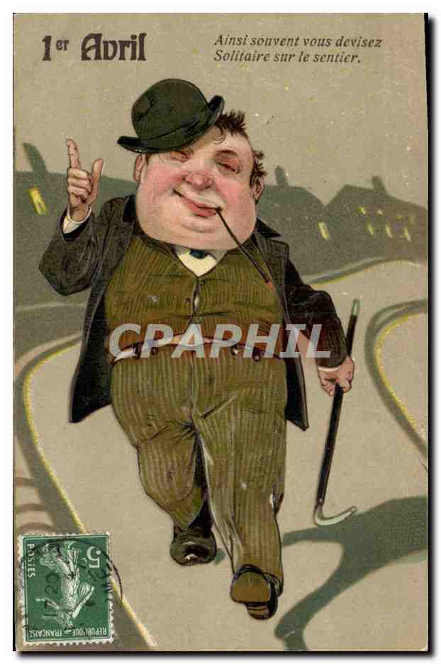 1er Avril — Jour de la plaisanterie — éditeur non visible