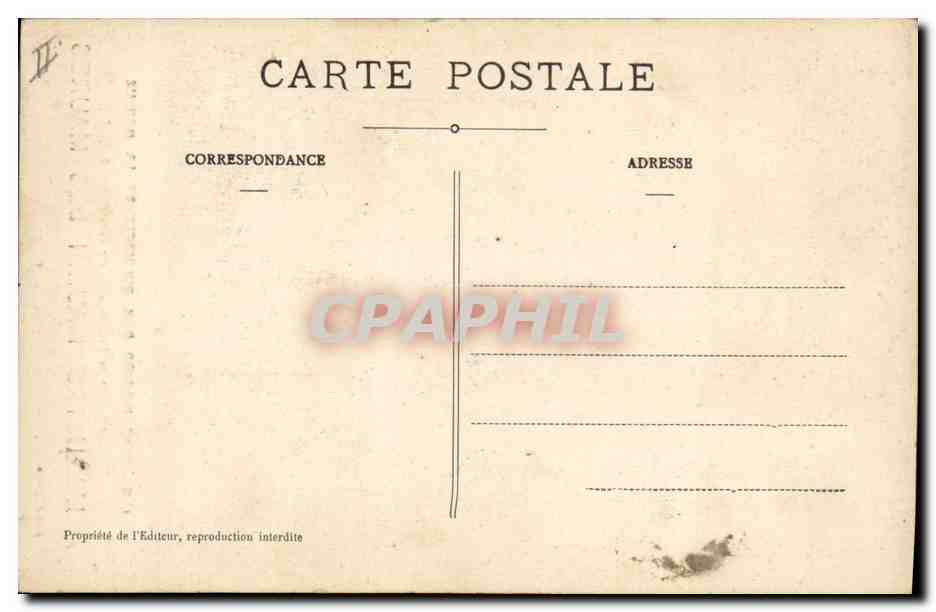 CPA Bibliotheque L'ingenieux Hidalgo Don Quichotte de la Manche a l'illustre Maurin des Maures Coq — Rückseite