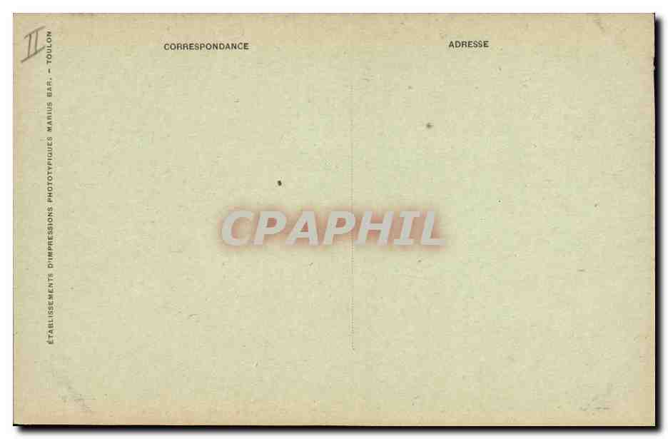 CPA Bibliotheque Saint Maximin la Sainte Baume Couvent des PP Dominicains — Rückseite