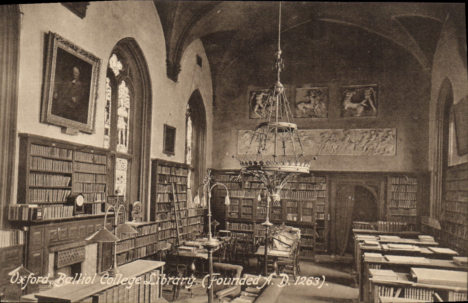 CPA Bibliotheque Oxford Balliol College Library 