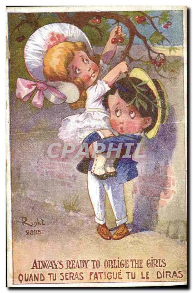 CPA Fantaisie Illustrateur Right Donald Mc Gill 