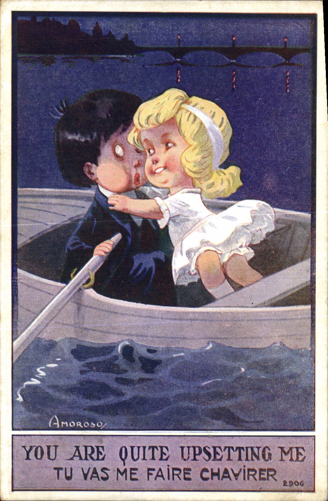 CPA Fantaisie Illustrateur Amoroso Enfants 