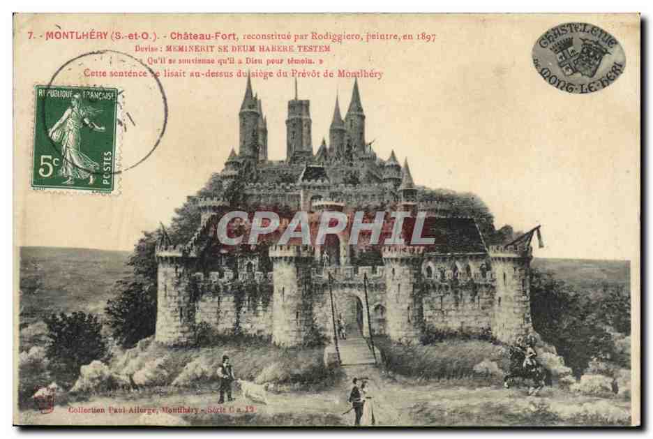 CPA Montlhery Chateau fort 