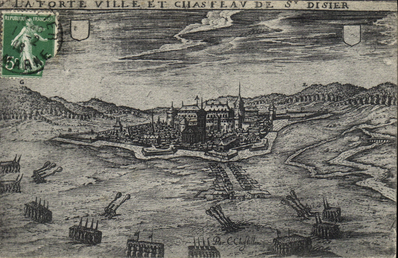 CPA La forte ville et le chateau de Saitn Dizier 
