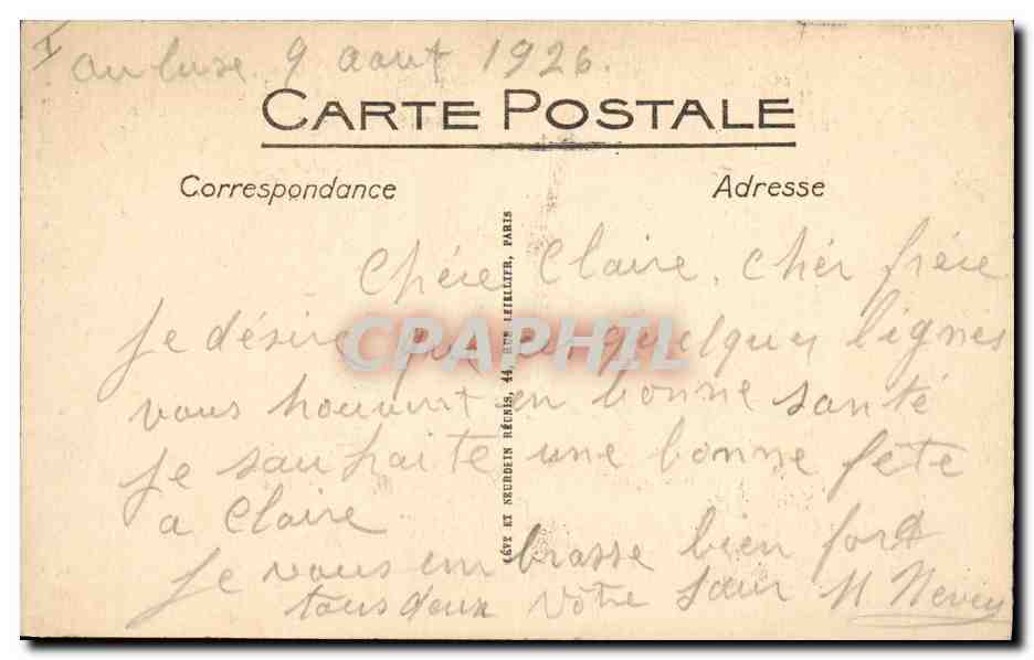 CPA Contrebasse Zampieri Sainte Cecile Musee du Louvre Paris  — Rückseite