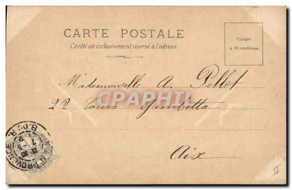 CPA Contrebasse Musee de Versailles Nattier Mme Adelaide de France  — Rückseite