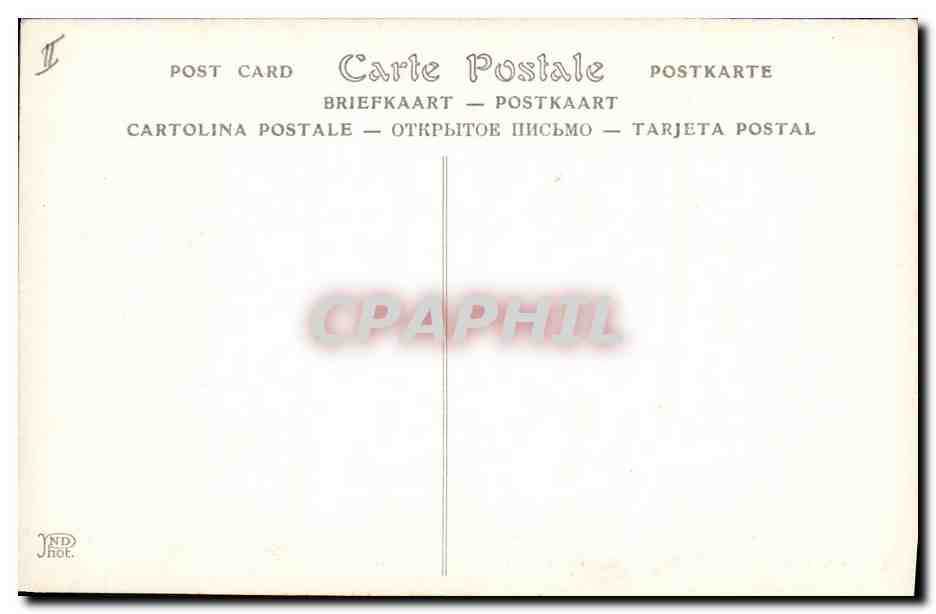 CPA Faverot Visite interessee Coq Poule Chien  — Rückseite