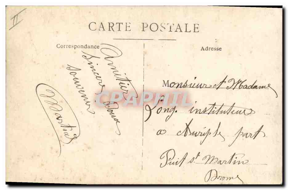 Groupe de soldats — photographie studio — éditeur inconnu — Verso