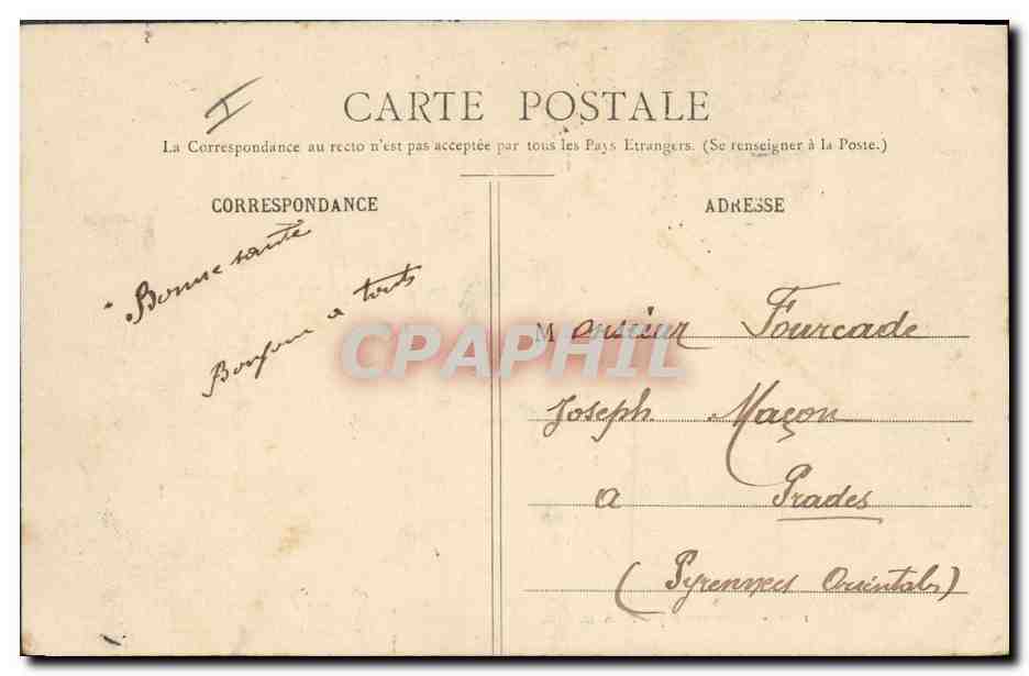 CPA Militaria Chasseurs Alpins A la corde Alpinisme — Rückseite