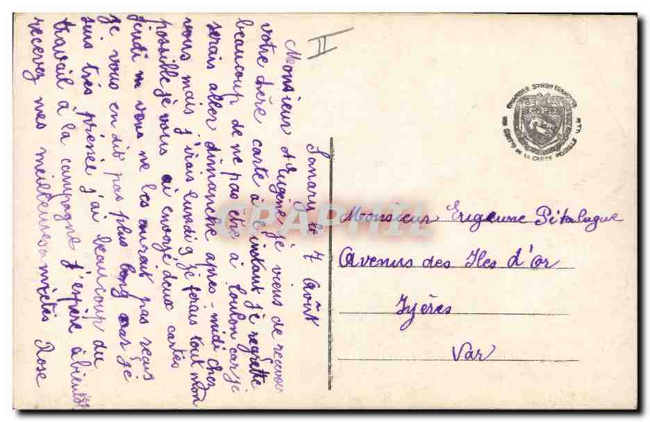 CPA Militaria Chasseurs Alpins Toujours allies France Italie — Rückseite