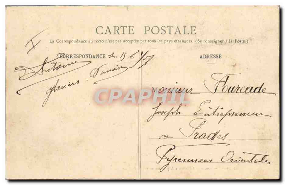 CPA Militaria Chasseurs Alpins en marches d'hiver En Savoie — Rückseite