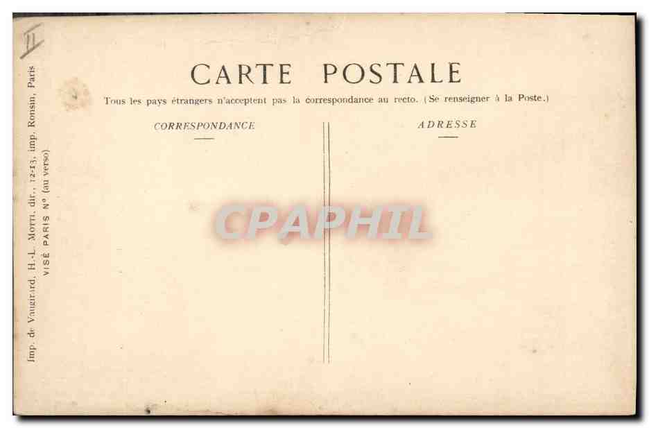 CPA Militaria Chasseurs Alpins en patrouille — Rückseite