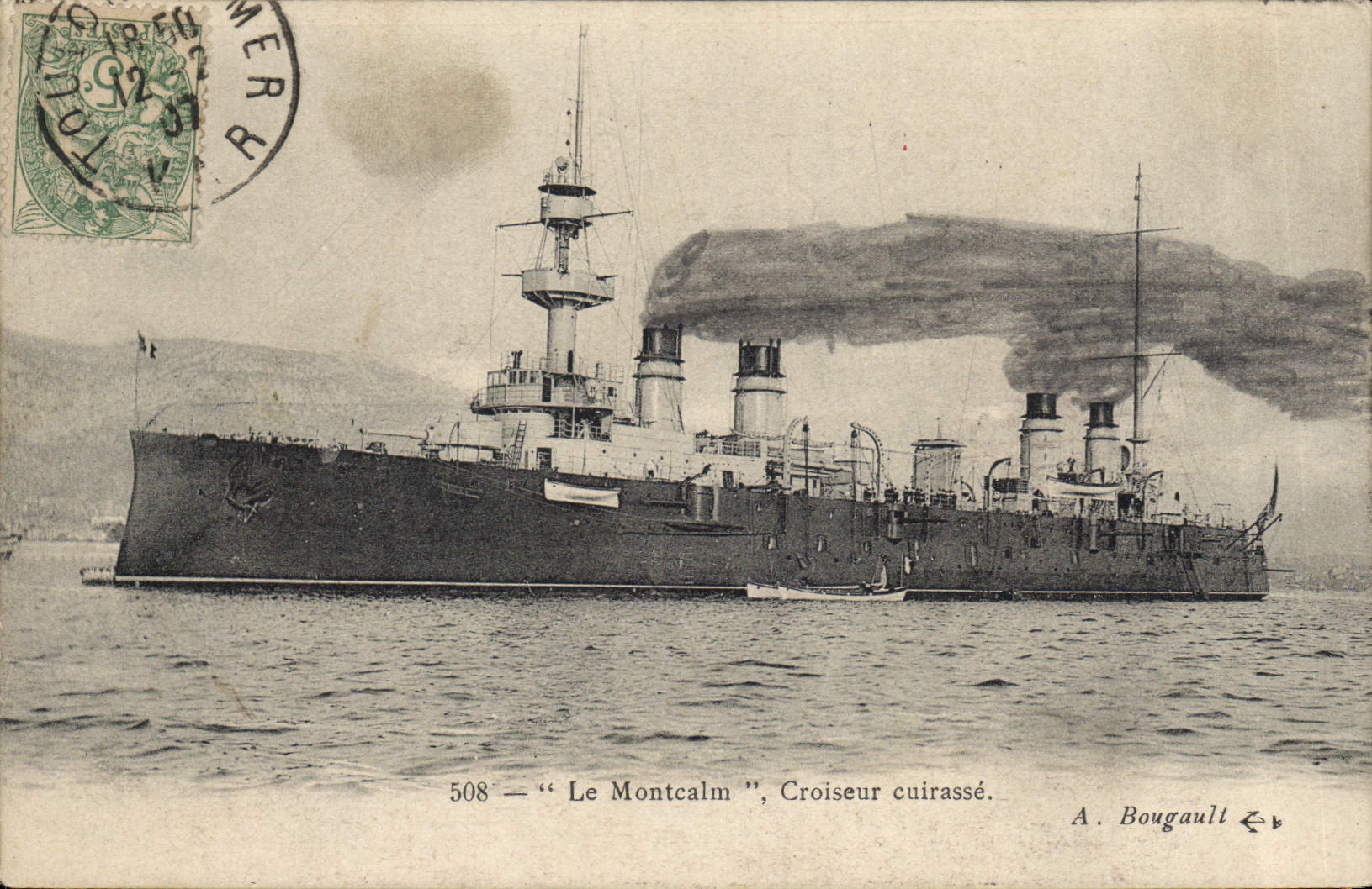 Le Montcalm — Croiseur cuirassé — A. Bougault n°508