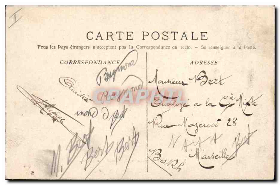 Le Montcalm — Croiseur cuirassé — A. Bougault n°508 — Verso