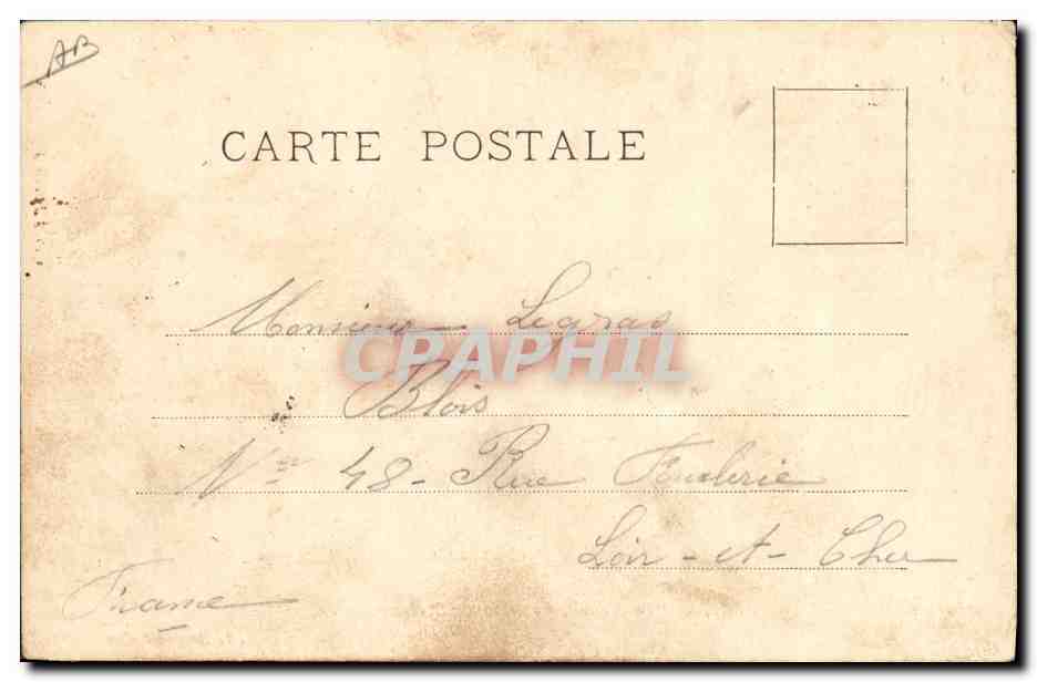 Le Milon — Croiseur de 3e classe — A. Bougaté — Verso