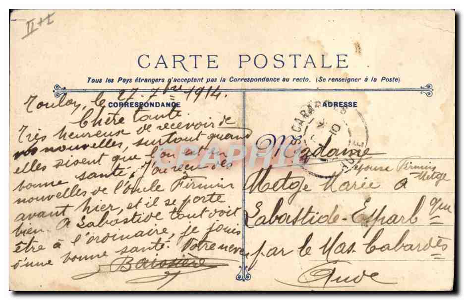 CPA Bateau Magenta Cuirasse a tourelles — Verso