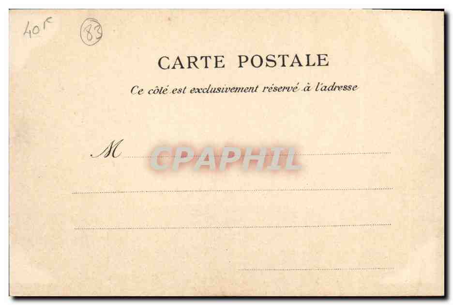 CPA Bateau Toulon Le Magenta — Verso