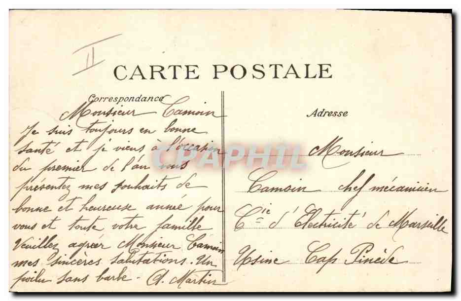 Cuirassé d'Escadre "Mirabeau" — Marine Nationale — 18.318 tonnes — éditeur B.I.D. — Verso