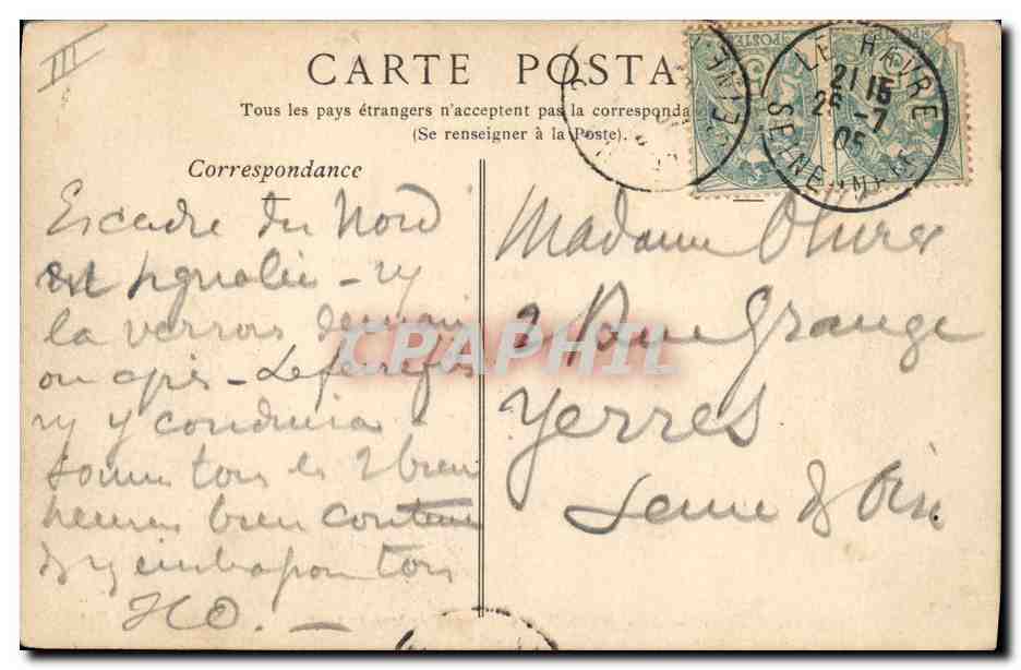 Le « MASSÉNA », Cuirassé de premier rang — Marine Militaire — Collections ND Phot — Verso