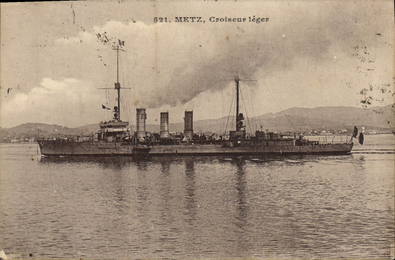 Croiseur léger METZ — 521 — Éditeur INP de la Côte d'Azur