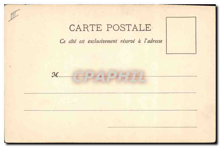 CPA Bateau Marceau — Verso