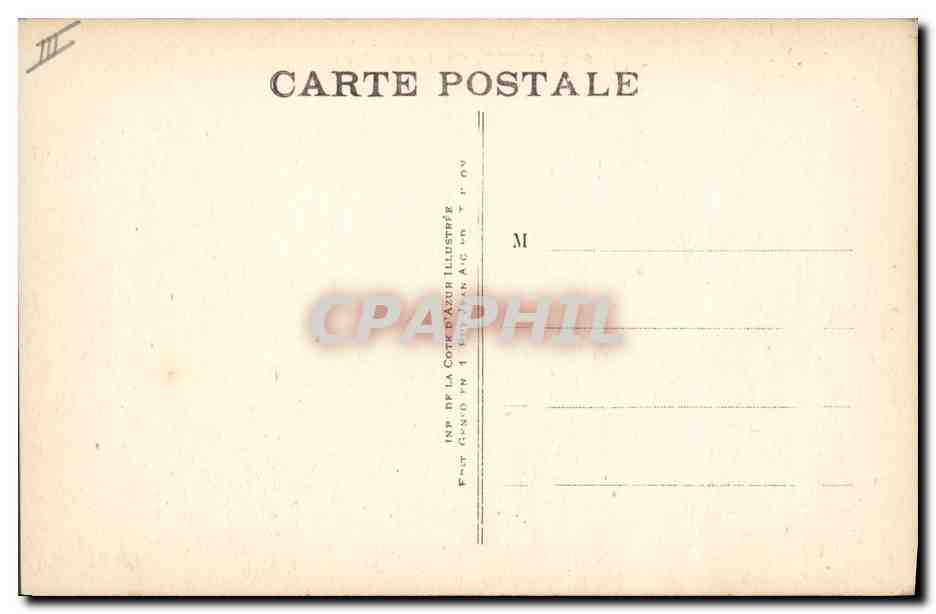 METZ, Croiseur léger — 521. — Éditeur : Imp. de la Côte d'Azur Illustrée — Verso