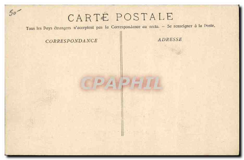 Le Montcalm — Croiseur cuirassé — A. Bougault n°508 — Achterkant