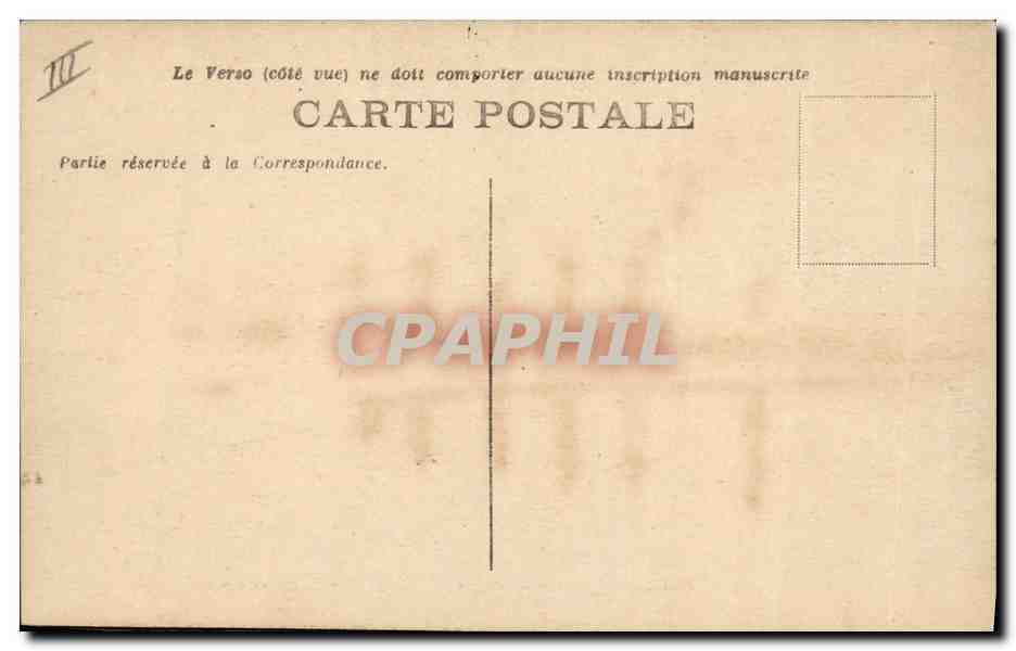 CPA Bateau Mulhouse Croiseur leger — Verso