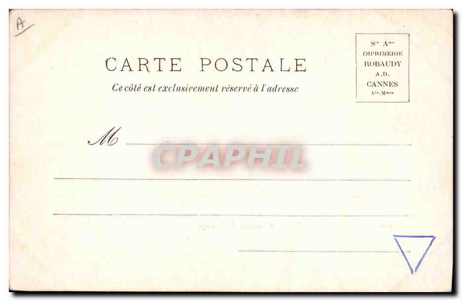 CPA Bateau Le cuirasse Le Massena — Verso