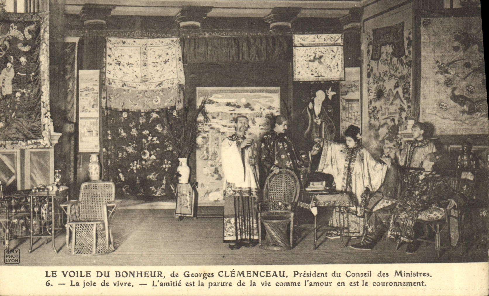 Le Voile du Bonheur — Georges Clémenceau, Président du Conseil des Ministres — Sely Photo Lyon, n°6