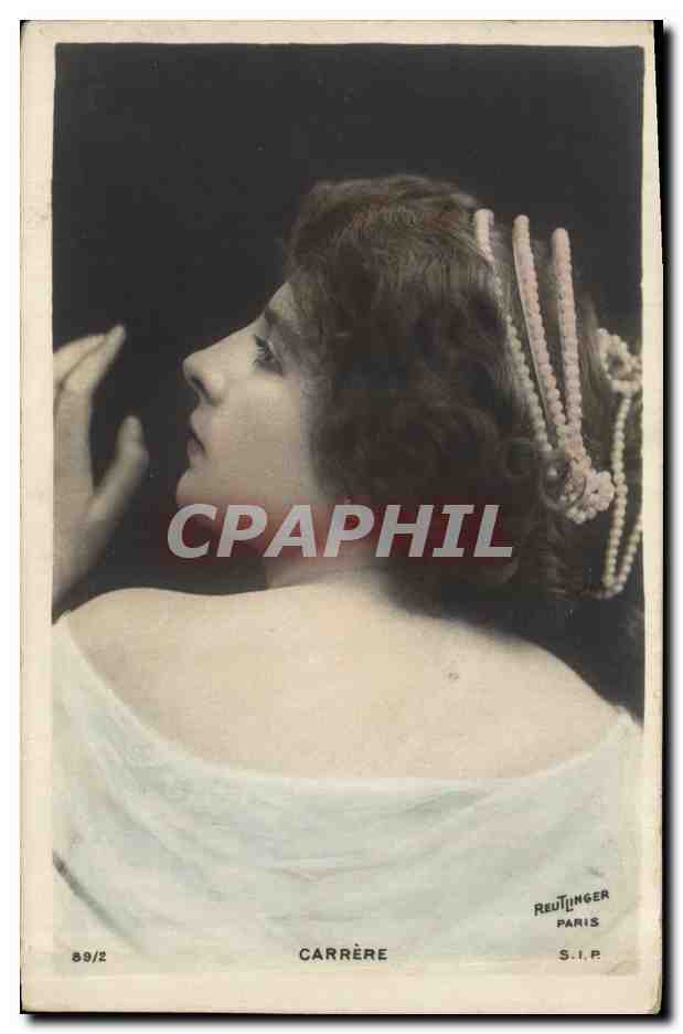 Portrait de femme — profil — Reutlinger Paris S.I.P. n° 89/2 - Anverso