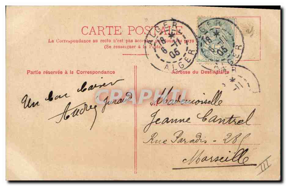 Miss Marie Studholme — portrait en extérieur — R.W. Thomas S-429-4980 — Verso