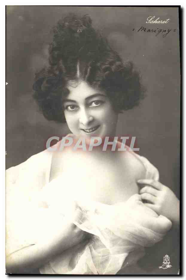 Saharet Marigny — Portrait de la chanteuse — Éditeur : Earlwells Turk & Hils, Paris, série 717