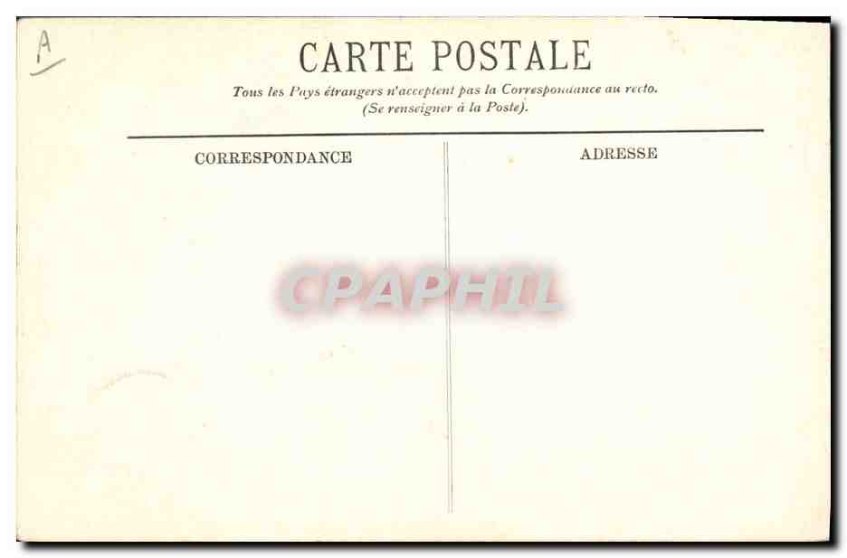 CPA Folklore Le Portel Type de Porteloise — Verso