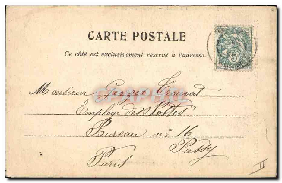 CPA Folklore Les Sables d'Olonne Les adieux de la Sablaise  — Verso