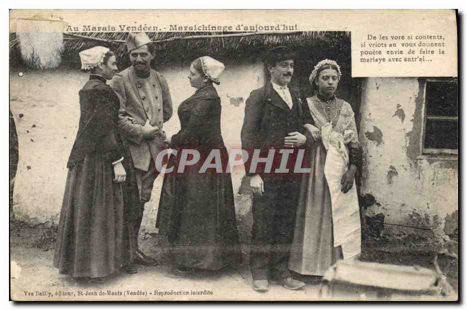 CPA Folklore Au marais Vendeen Maraichinage d'aujourd'hui 