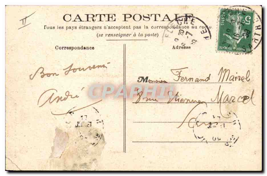 CPA Folklore La Sarthe Rillettes des petits gourmets  — Verso