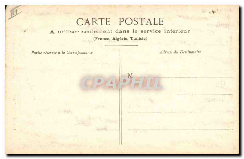 CPA Folklore Les Sables d'Olonne La promenade sur le remblai  — Verso